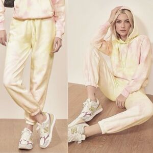 Reformation Tanner Classic Sweat Pant in Creamsicle, Size X-Small